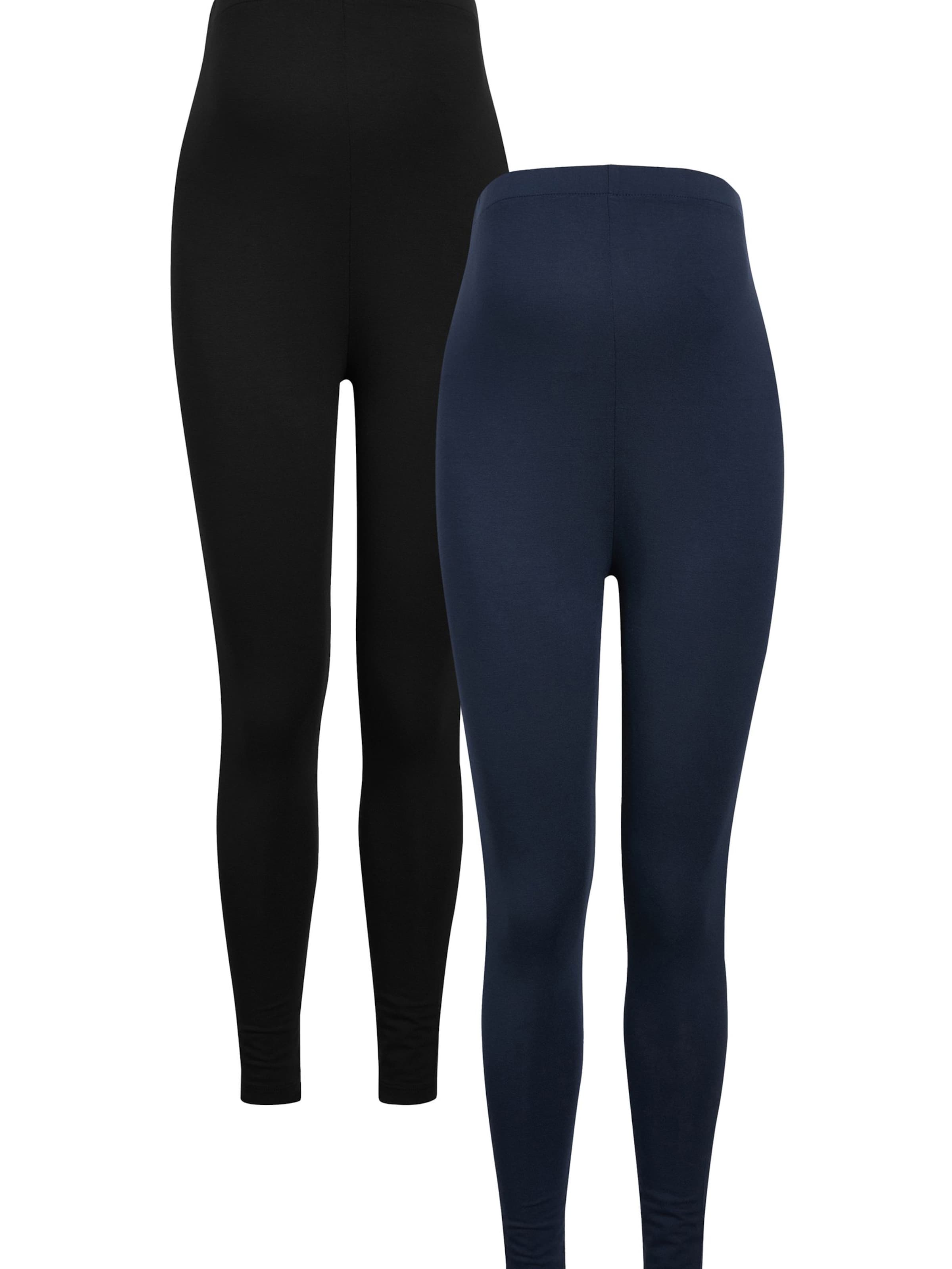 Next Skinny Leggings in Black: front