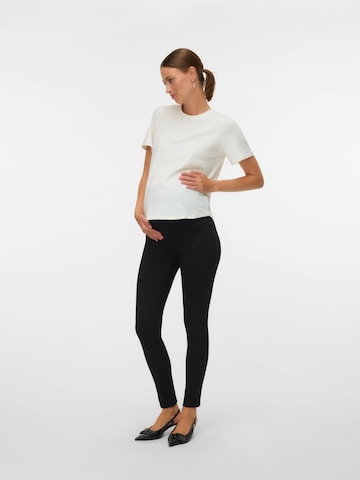 MAMALICIOUS Slimfit Leggings 'MLTALIA' in Zwart