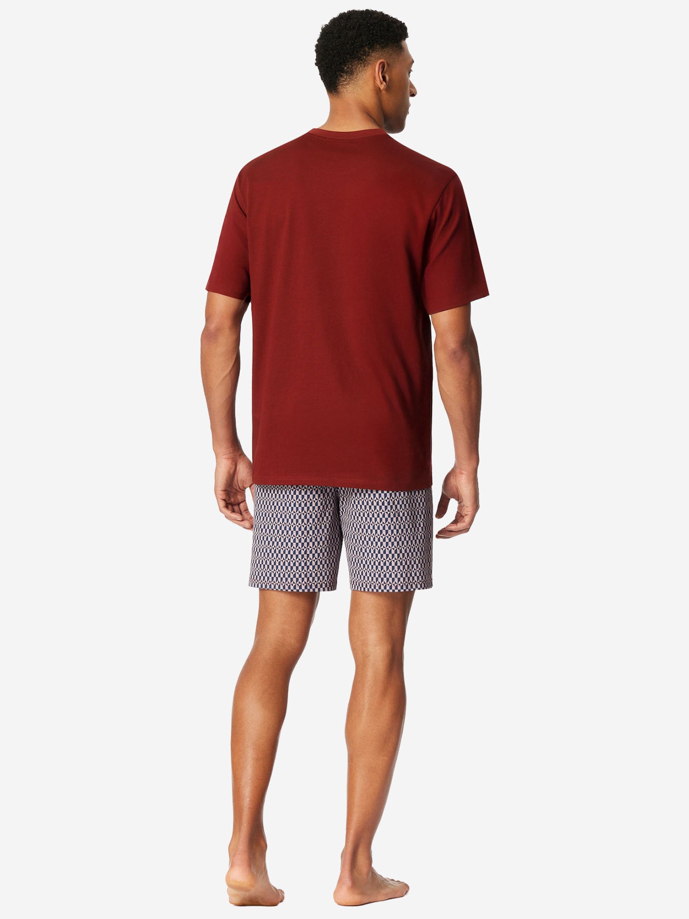 Pyjama court ' Comfort Nightwear ' SCHIESSER en bleu