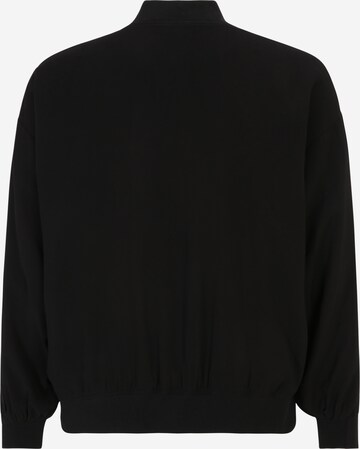 Fransa Curve Prehodna jakna 'KRISTA' | črna barva