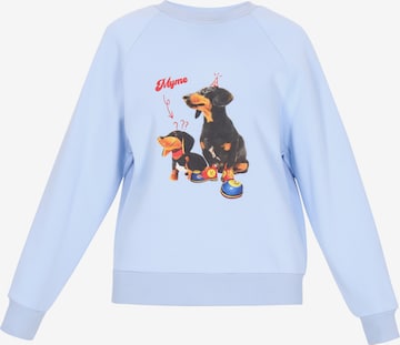 MYMO - Sudadera en azul: frente