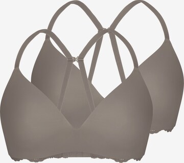 sassa Bra 'CLASSIC LACE' in Brown: front