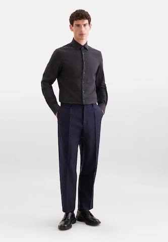 Coupe slim Chemise business 'Uni' SEIDENSTICKER en gris
