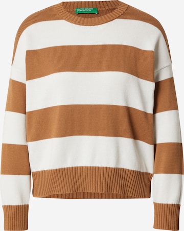 UNITED COLORS OF BENETTON Sweater in Beige: front