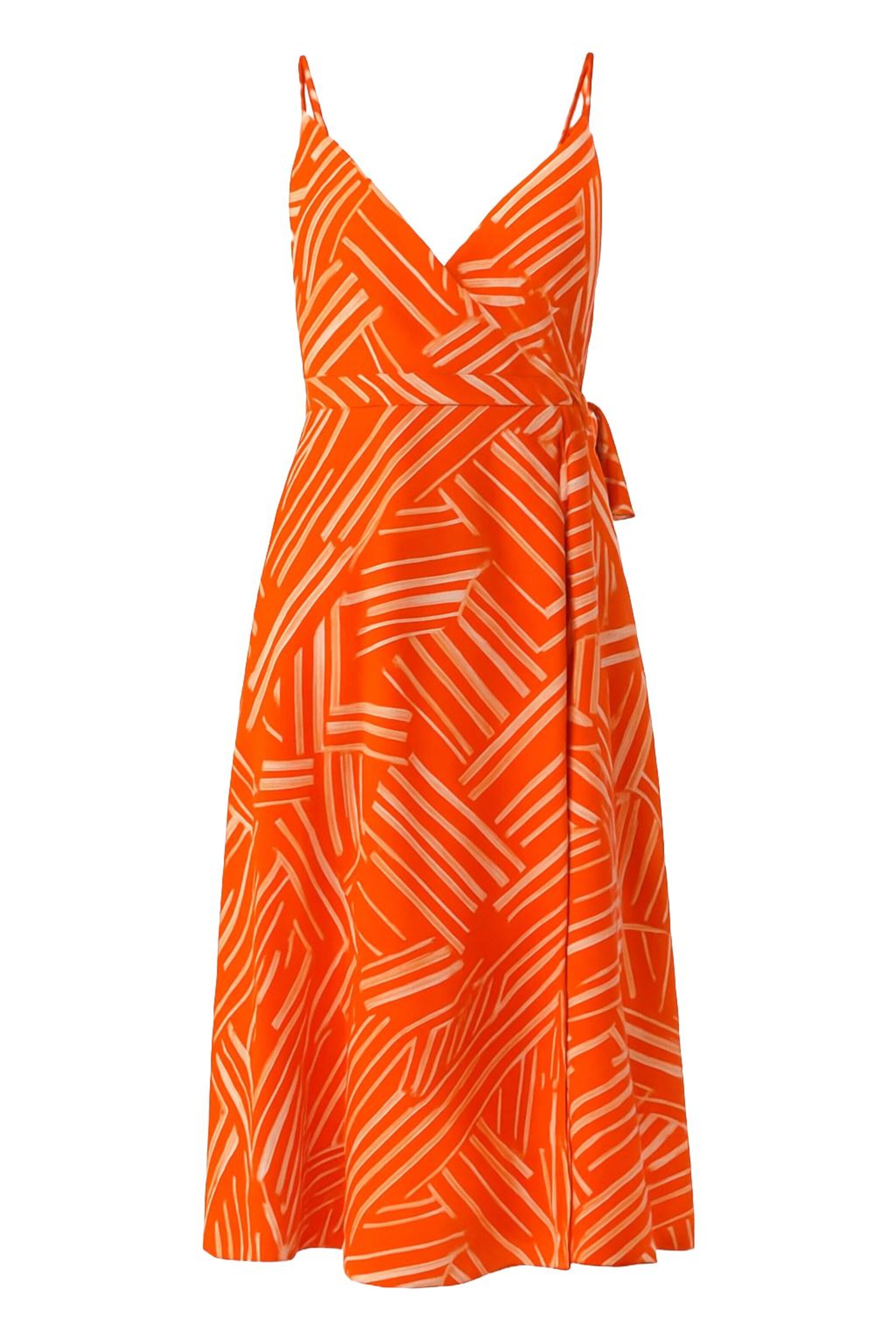 For You Moda Dress in Orange: front