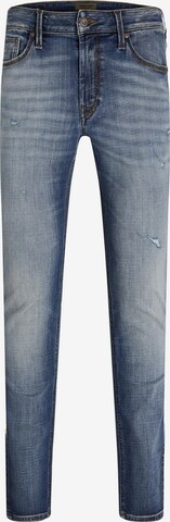 JACK & JONES Kitsas Teksapüksid 'Liam', värv sinine: eest vaates