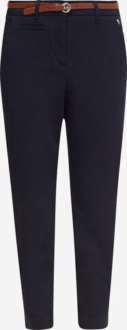 Coupe slim Pantalon chino COMMA en bleu : devant