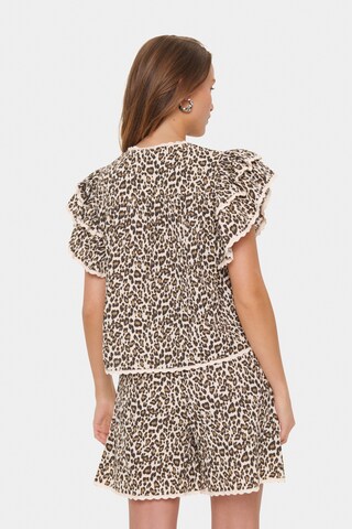 SAINT TROPEZ Blouse in Beige