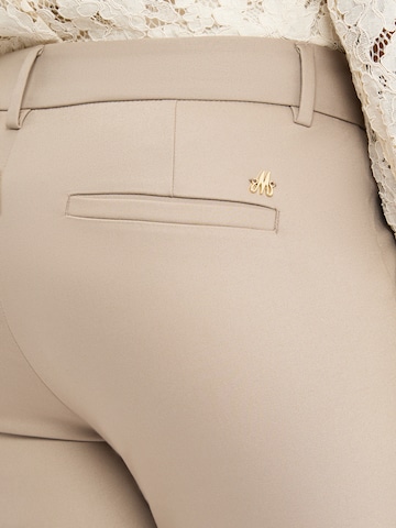 Coupe slim Pantalon à pince ' MMAbbey ' MOS MOSH en beige