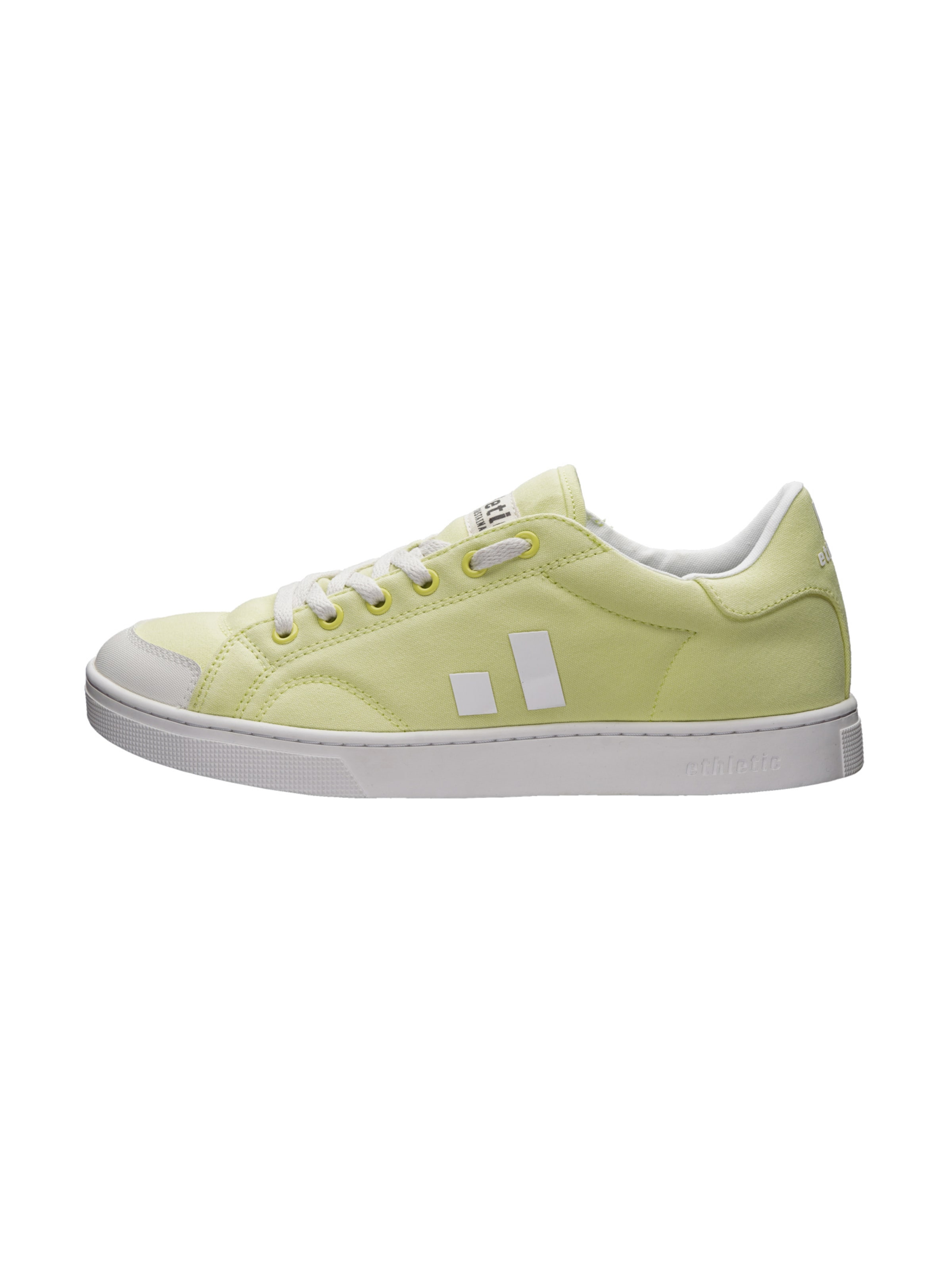 Ethletic Platform trainers in Green: front