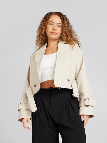 CITA MAASS co-created by ABOUT YOU Between-season jacket 'Chiara' in Beige: front