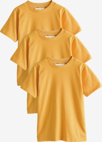T-Shirt CLARKS en jaune : devant