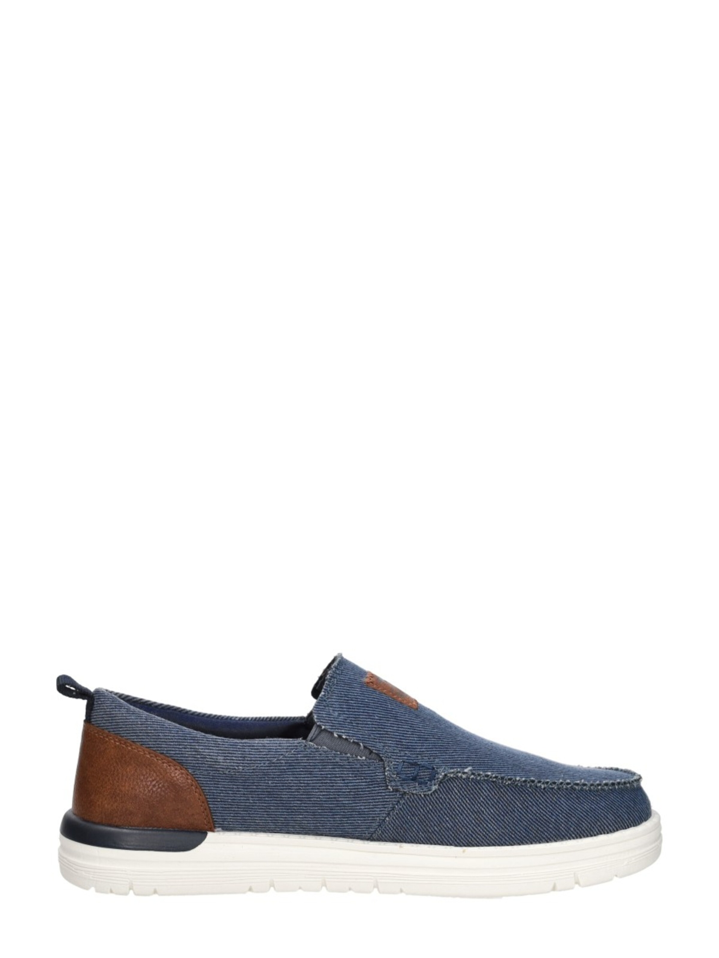 MUSTANG Instappers 'Sneakers Laag' in Blauw