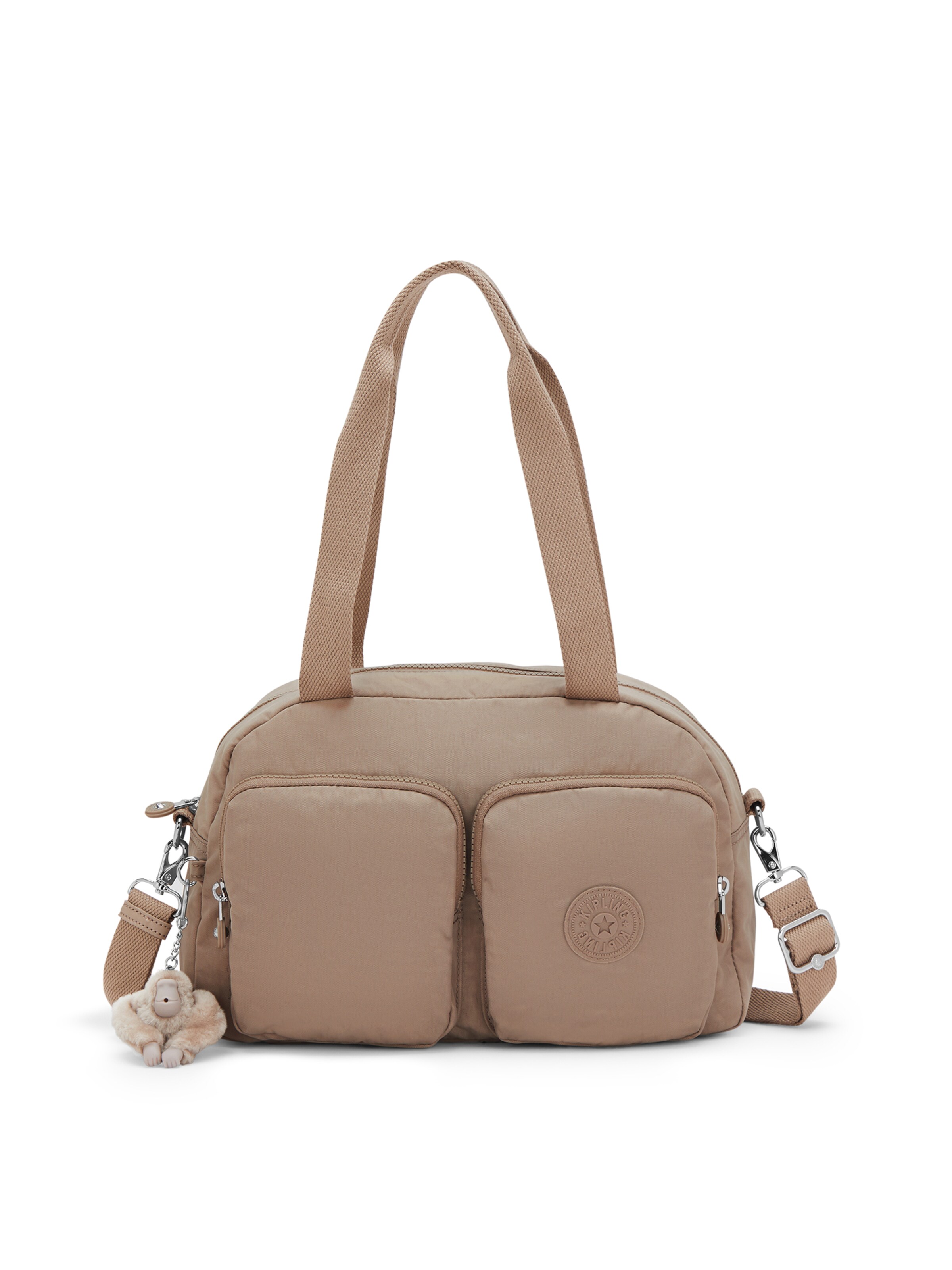 Borsa a spalla 'Cool Defea' di KIPLING in beige: frontale