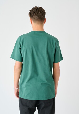 Cleptomanicx T-Shirt 'Smile Gull' in Grün