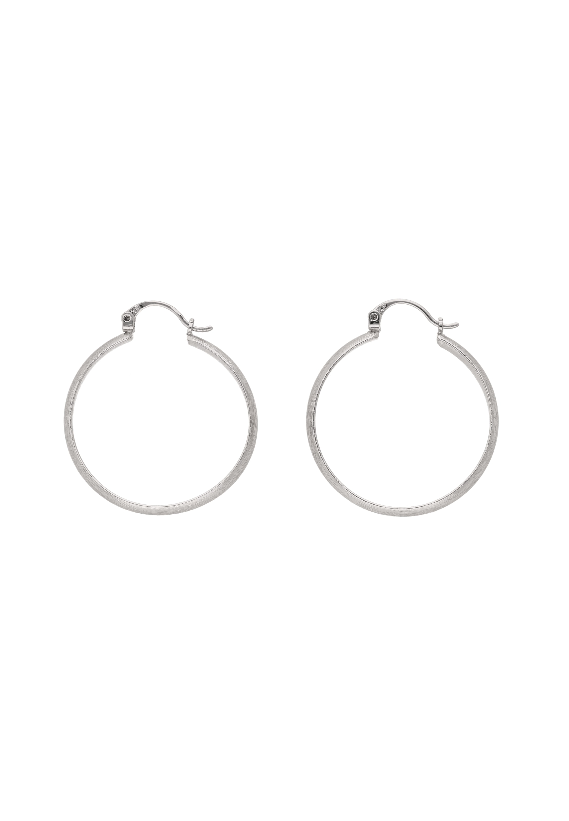 IZIA - Pendientes en plata: frente