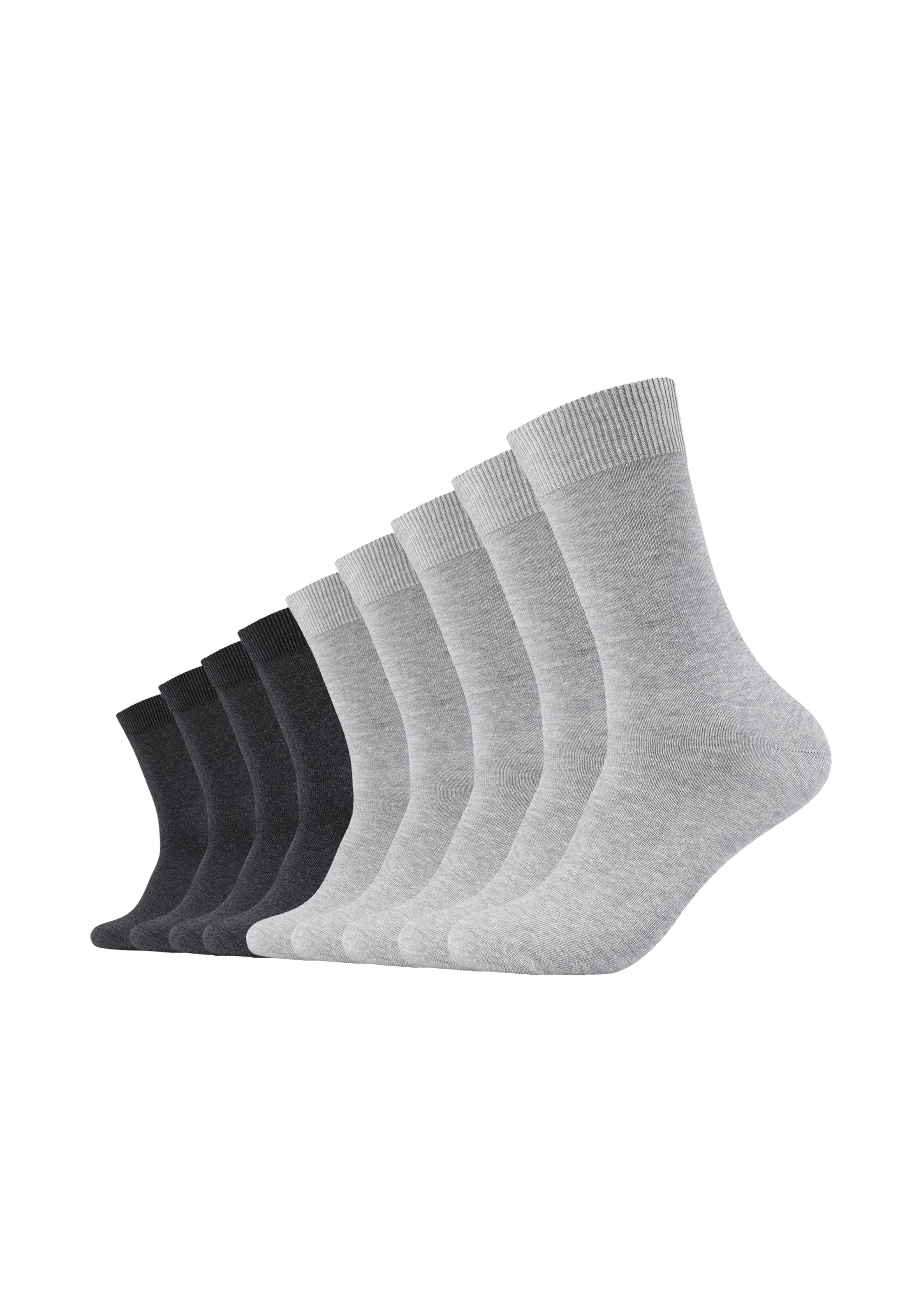 camano Socken in Grau: Vorderseite