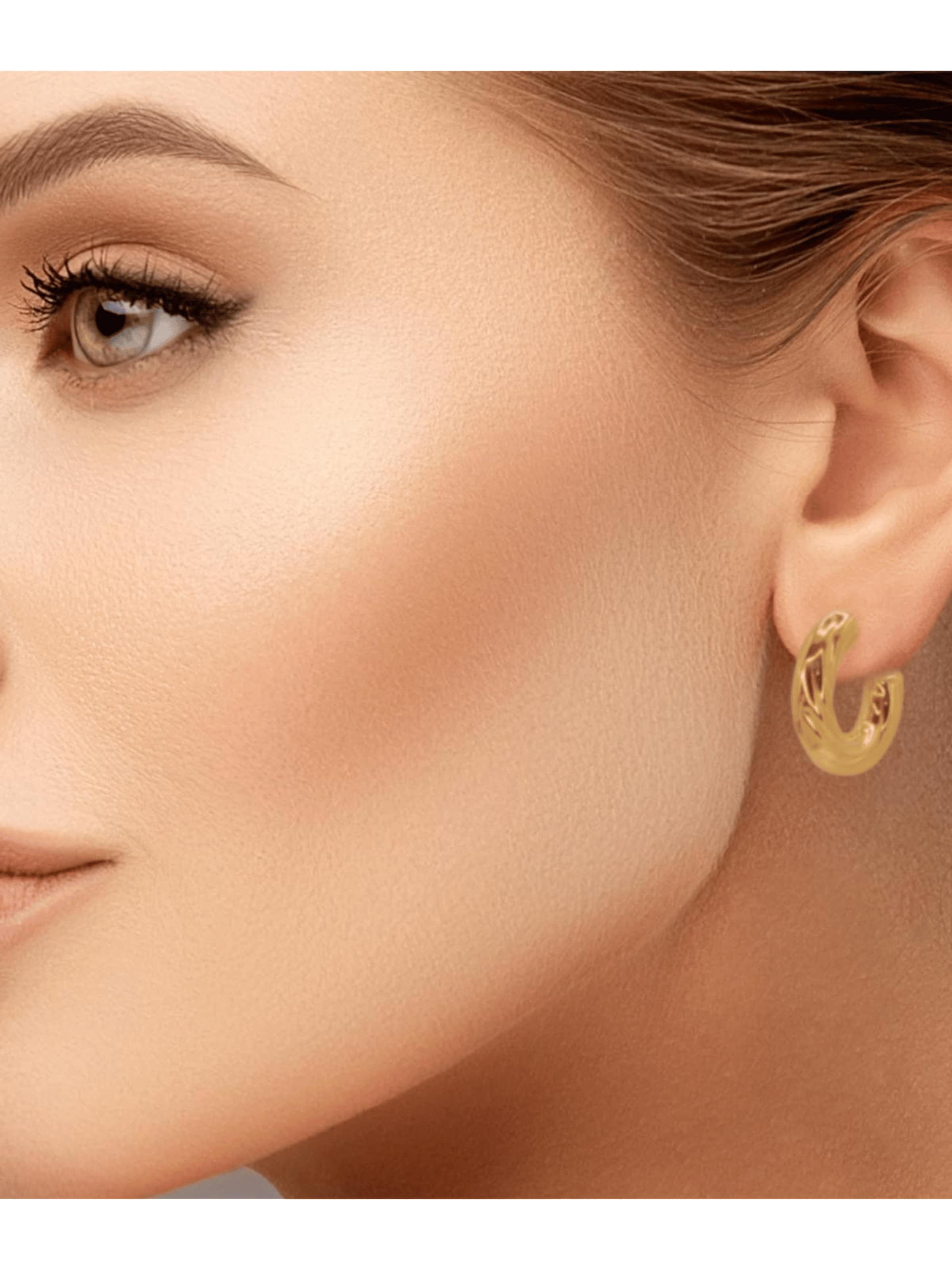 ARS-ARGENTI Ohrringe 'HOOP DREAMS'‌‌‌‌‌‌‌‌‌‌ in Gold