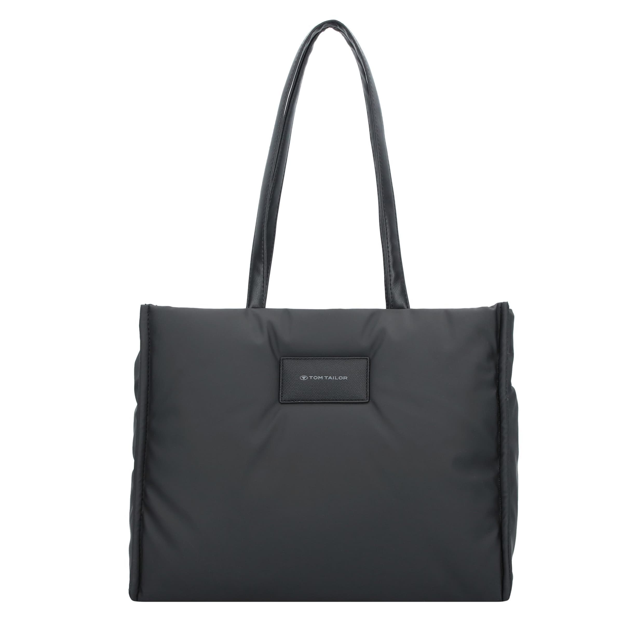 TOM TAILOR Shopper 'Patti' in Schwarz: Vorderseite