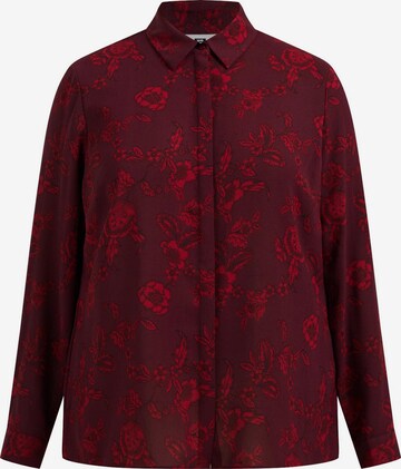 WE Fashion Blouse in Rood: voorkant
