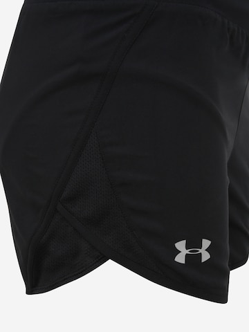 UNDER ARMOUR - Skinny Calças de desporto 'Fly By 2.0' em preto