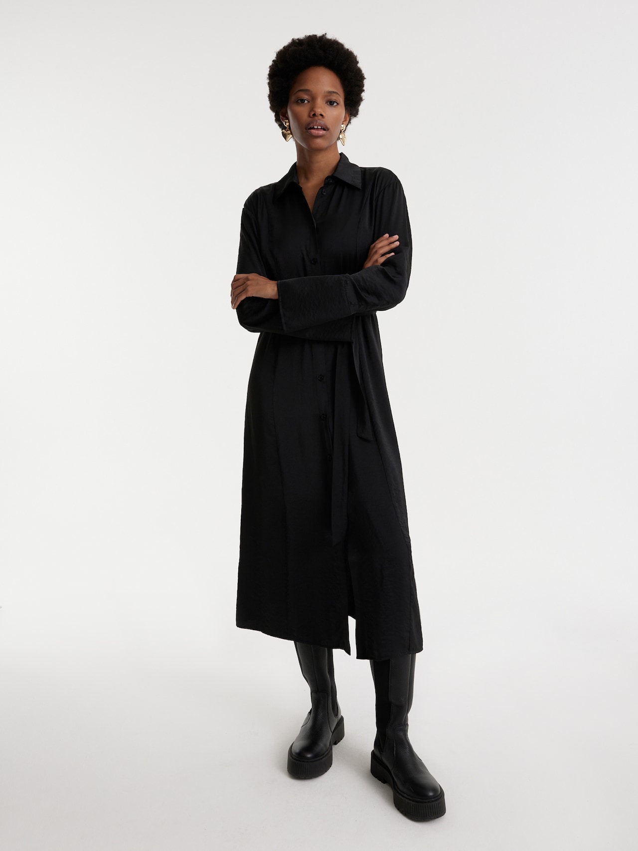 EDITED Produits Robe 'Vladimira' noir