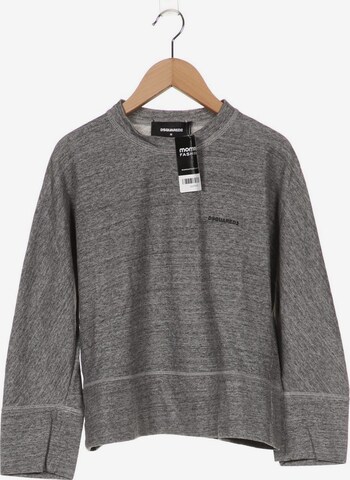 DSQUARED2 Sweatshirt & Zip-Up Hoodie in M in Grey: front