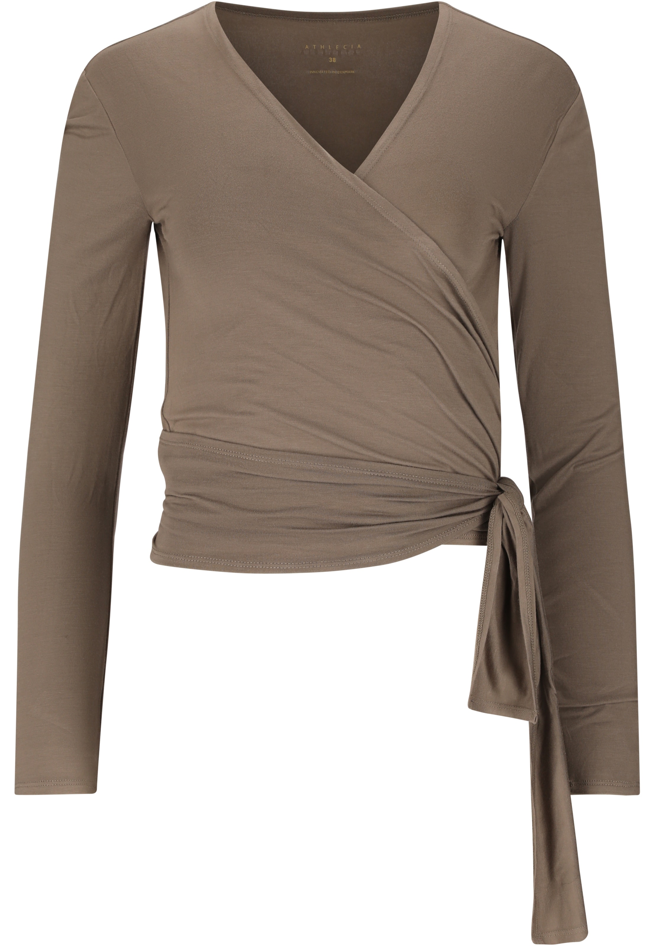 Athlecia Functioneel shirt 'Walyn' in Bruin: voorkant