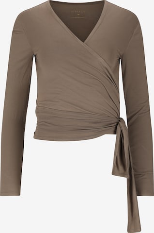 Athlecia Longsleeve 'Walyn' in Braun: Vorderseite