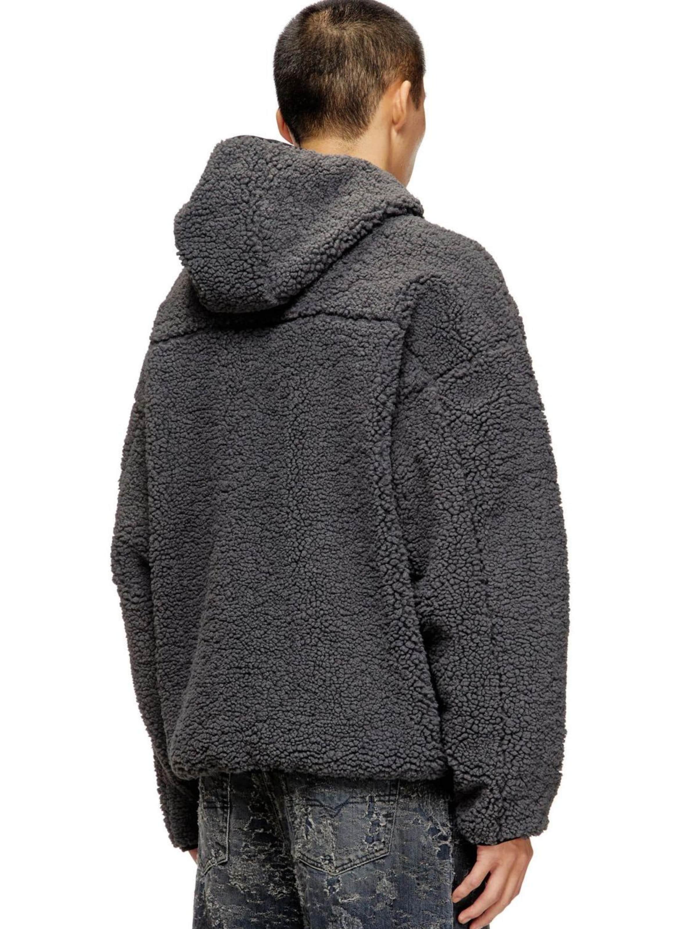 Giacca di pile di DIESEL in grigio