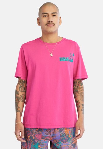 TIMBERLAND Shirt 'High Up In The Mountain' in Pink