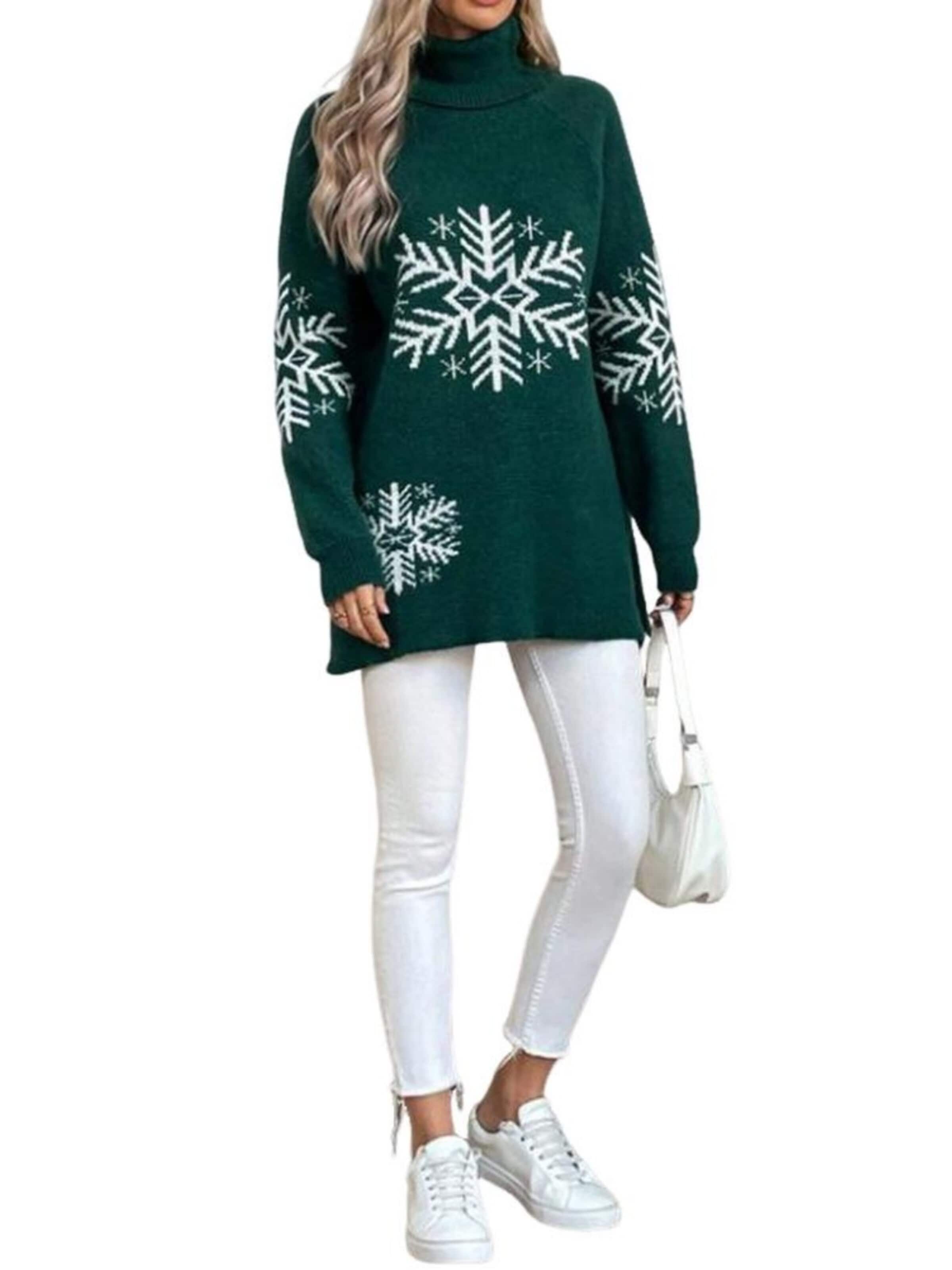 Yesfashion Sweater in Green