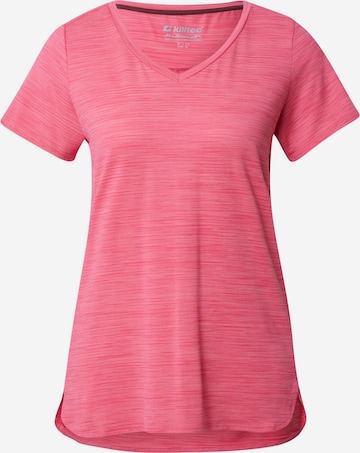 KILLTEC Performance Shirt in Pink: front