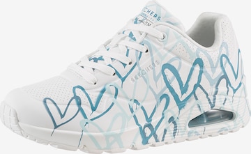 SKECHERS Sneakers 'Uno - Spread The Love' in White: front