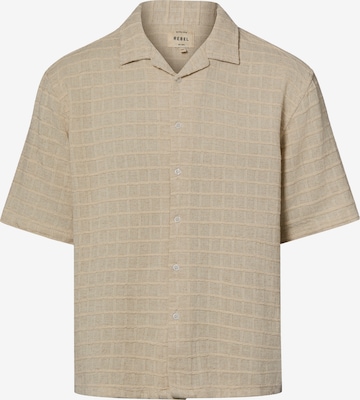 Fit confort Chemise 'Corey' Redefined Rebel en beige : devant