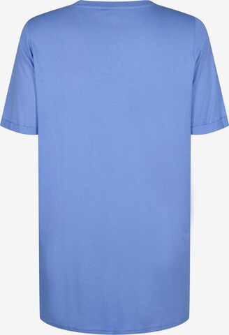 Zizzi Oversized shirt 'VCHIARA' in Blauw