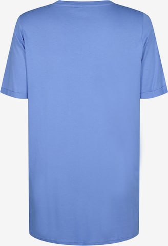 Zizzi Oversized shirt 'VCHIARA' in Blauw