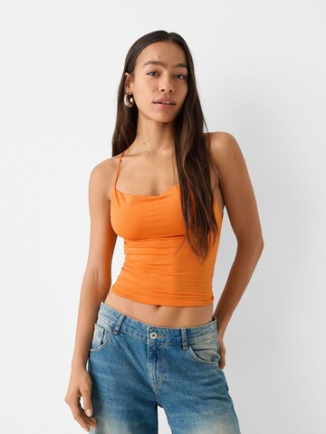 Haut Bershka en orange : devant