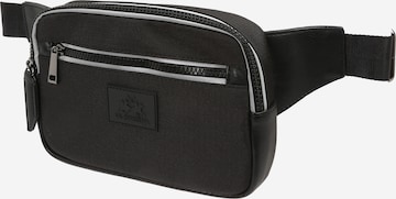 La Martina Fanny Pack 'ANDRES' in Black: front