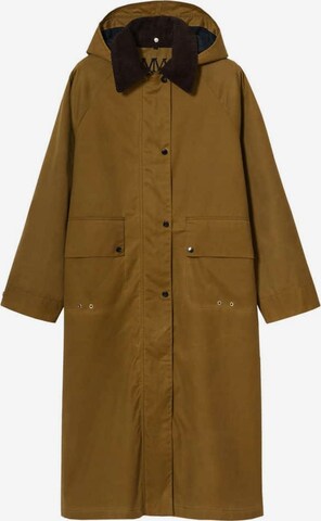 Manteau mi-saison 'Ladydi' MANGO en marron : devant