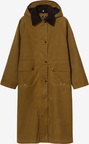 MANGO Between-Seasons Coat 'Ladydi' in Brown: front