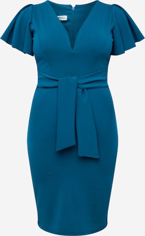 Robe 'TATIANA' WAL G. en bleu : devant