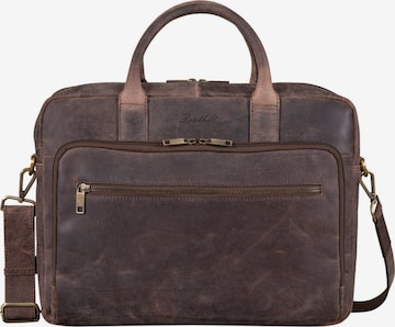 Benthill Briefcase in Brown: front