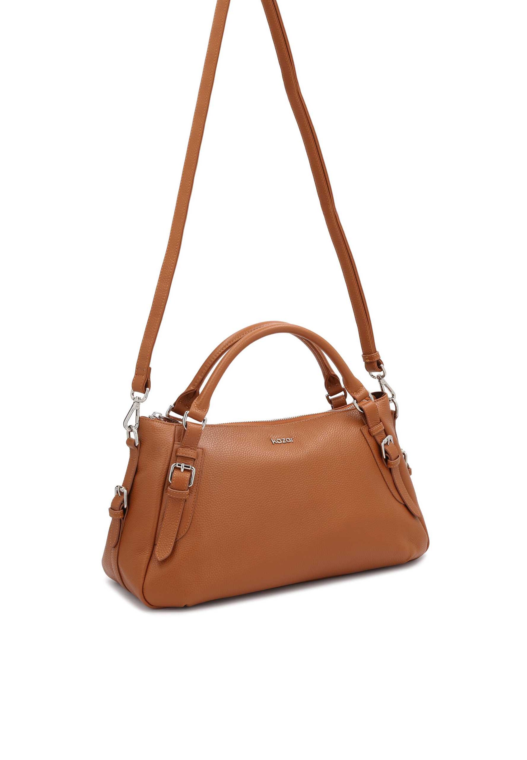 Kazar Handtas in Bruin