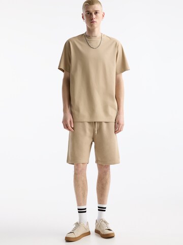 Pull&Bear Sweatsuit in Beige