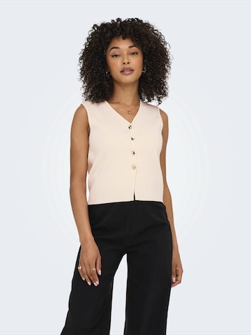 JDY Kötött mellény 'JDYAstra' - bézs: elől