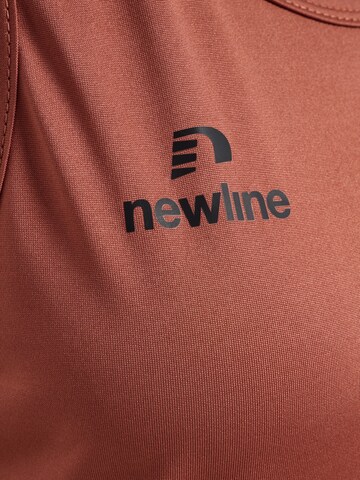 Newline Performance shirt 'Beat Singlet' in Brown