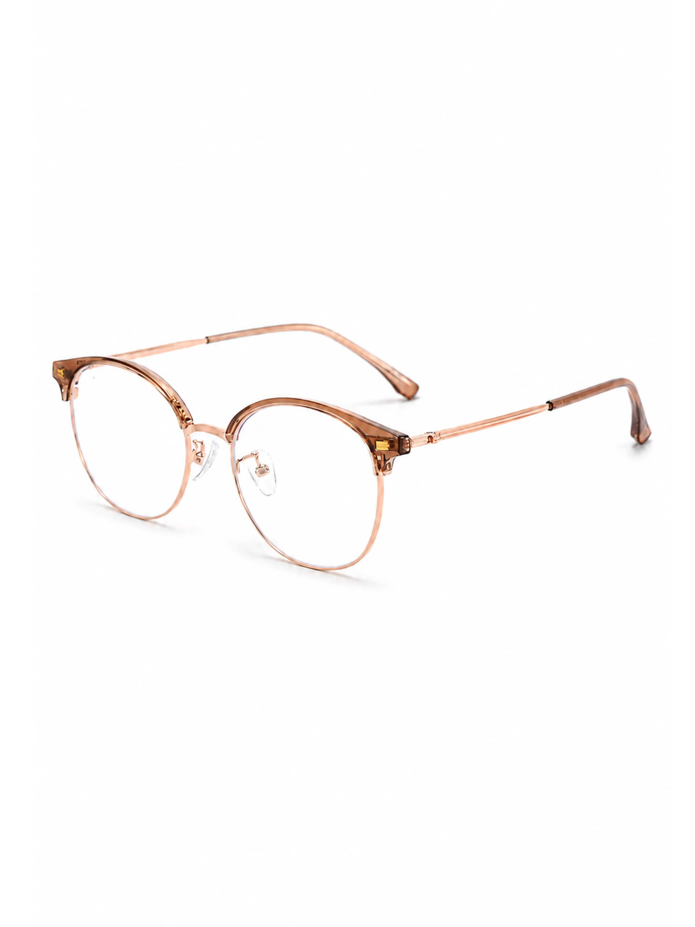 VEYREY Glasses 'Nerd' in Gold: front