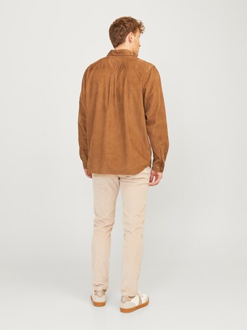 JACK & JONES Regular fit Πουκάμισο 'JPRCcregent' σε καφέ