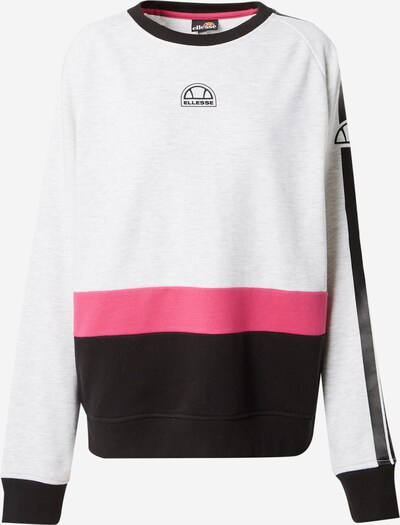 ELLESSE Sports sweatshirt 'Prudence' in Pink / Black / mottled white, Item view